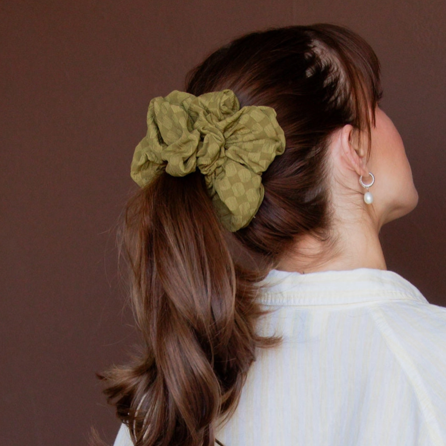 Chartreuse Jumbo Scrunchie