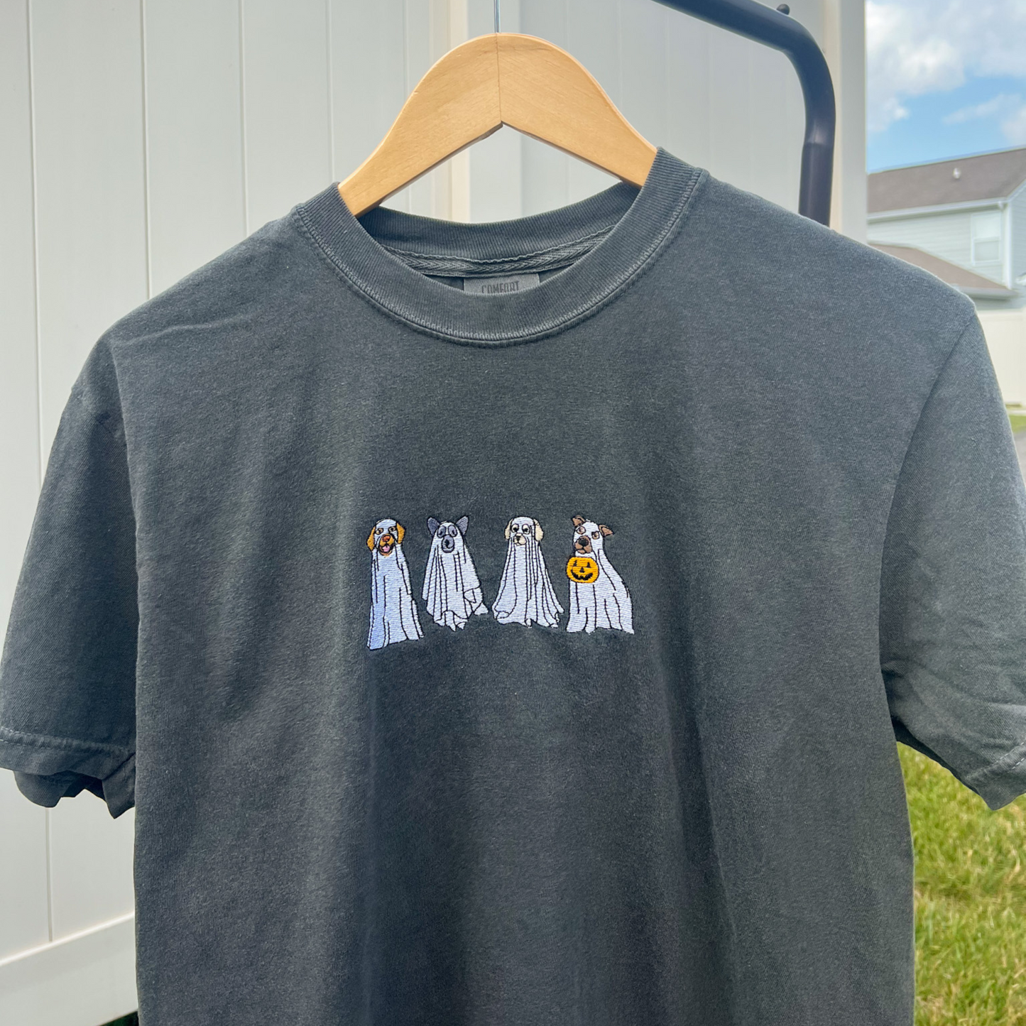 Ghost Dog Embroidered Tee