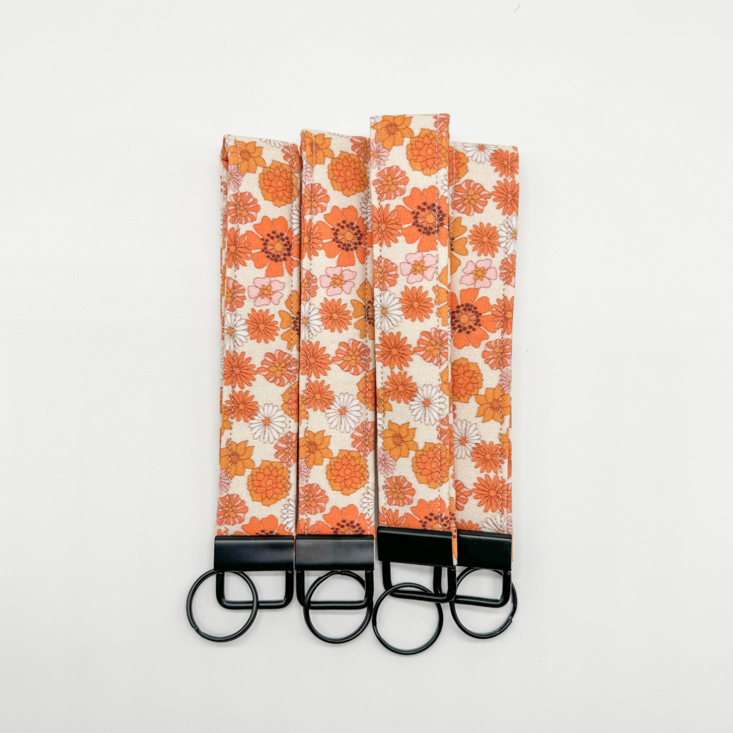 Orange Blossom Wristlet Keychain