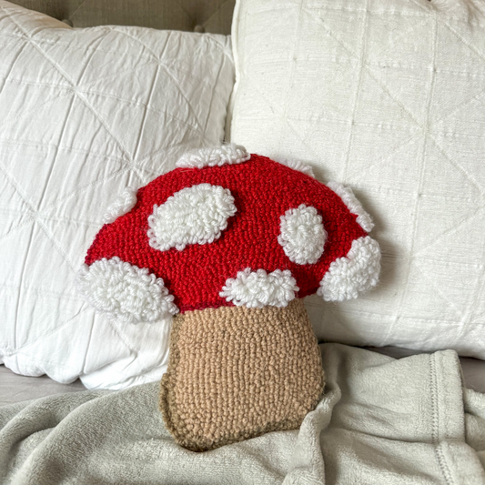Mushroom Hook Pillow