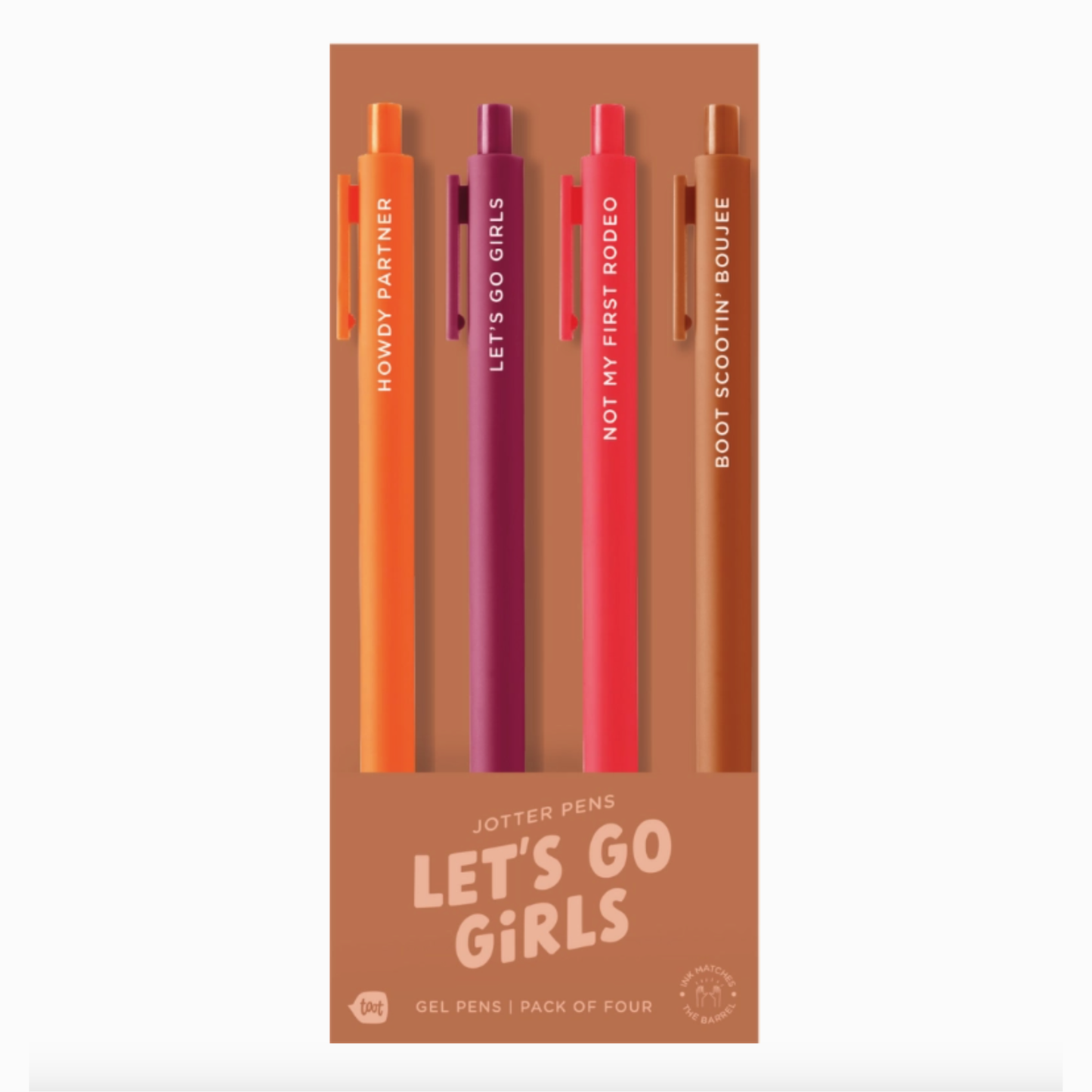 Let's Go Girls Jotter Pen Set