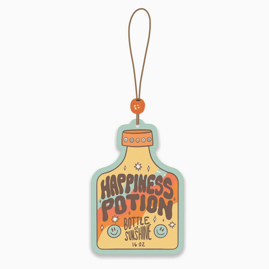 Happiness Potion Car Air Freshener- Set of 2