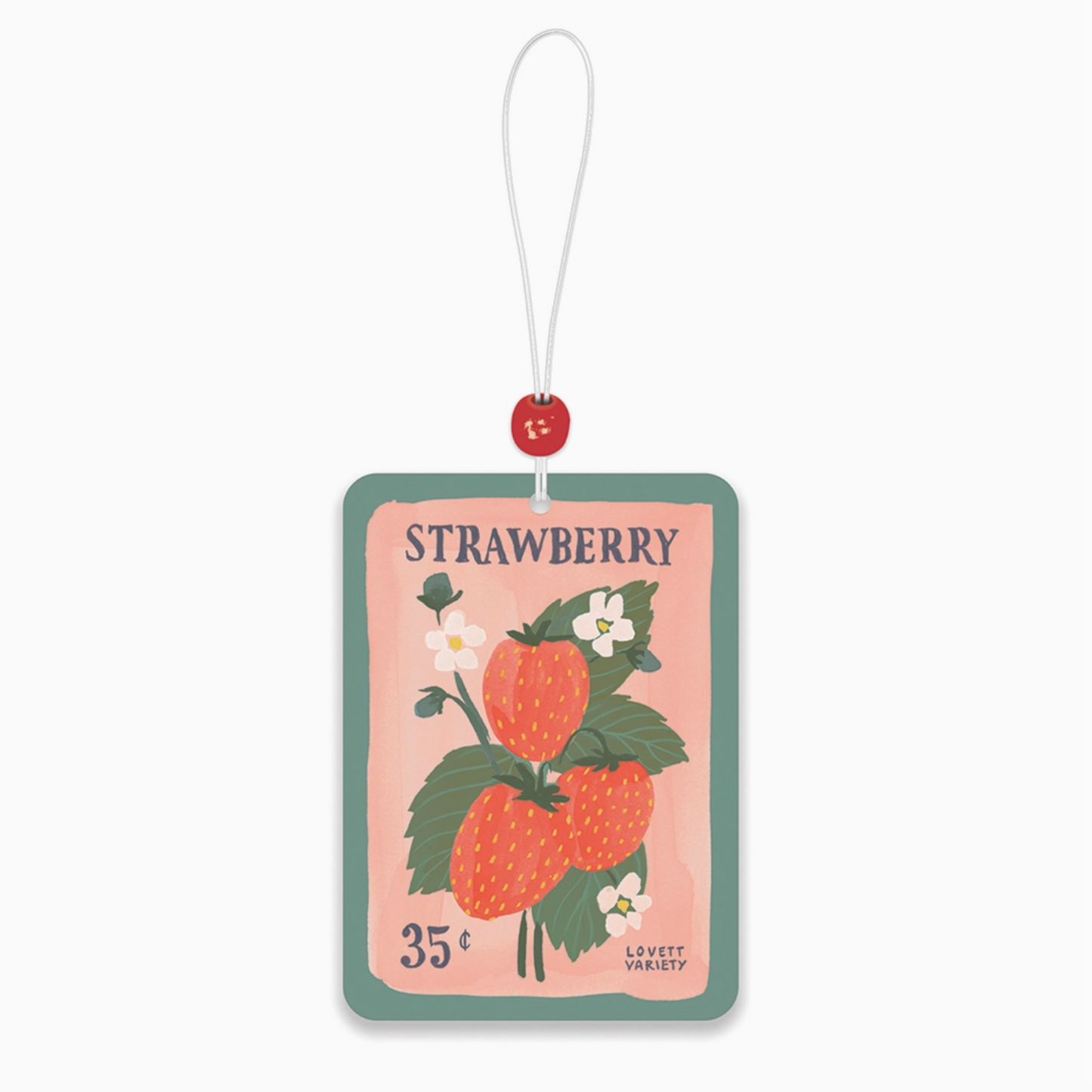 Strawberry Car Air Freshener- Set of 2