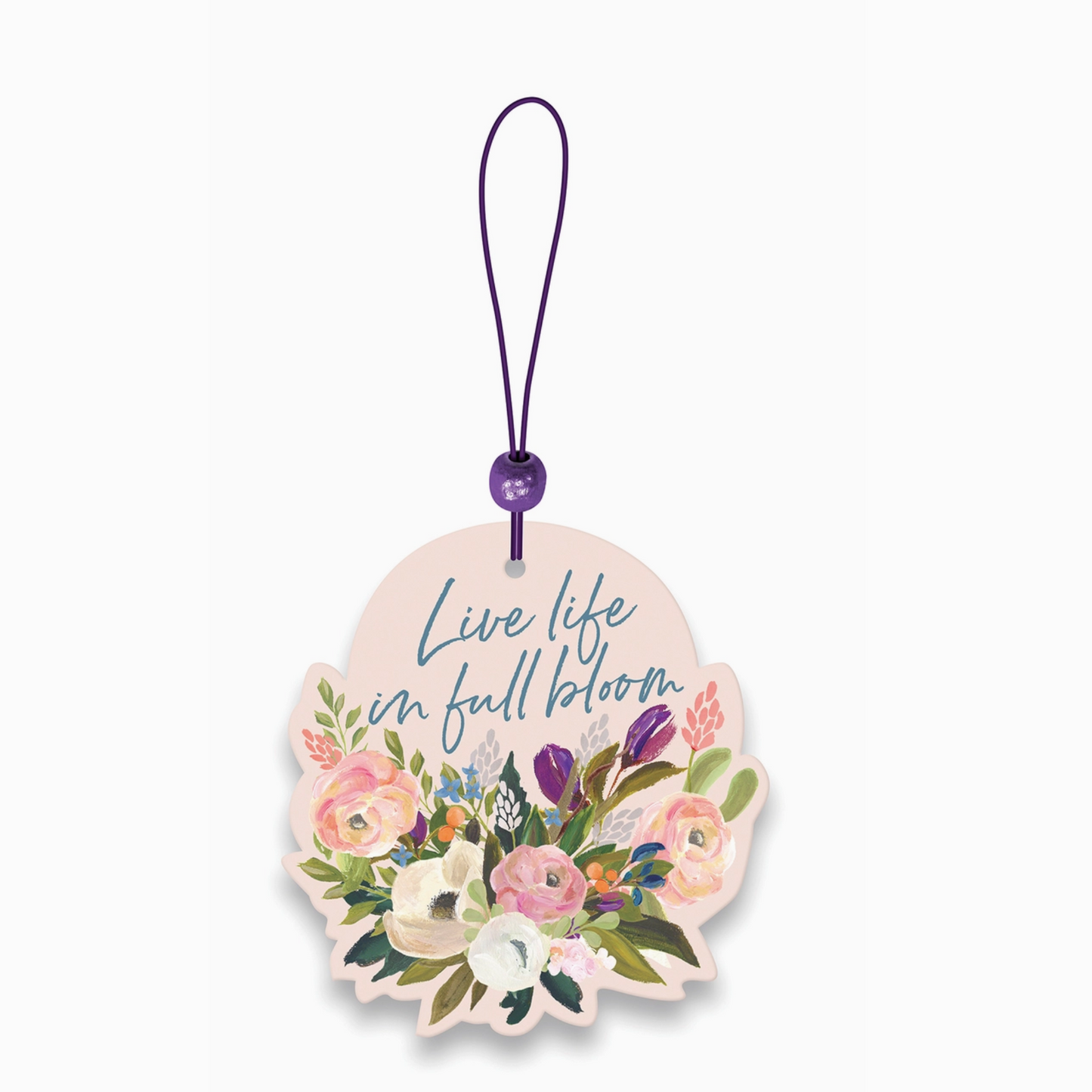 Live Life in Full Bloom Car Air Freshener- Set of 2