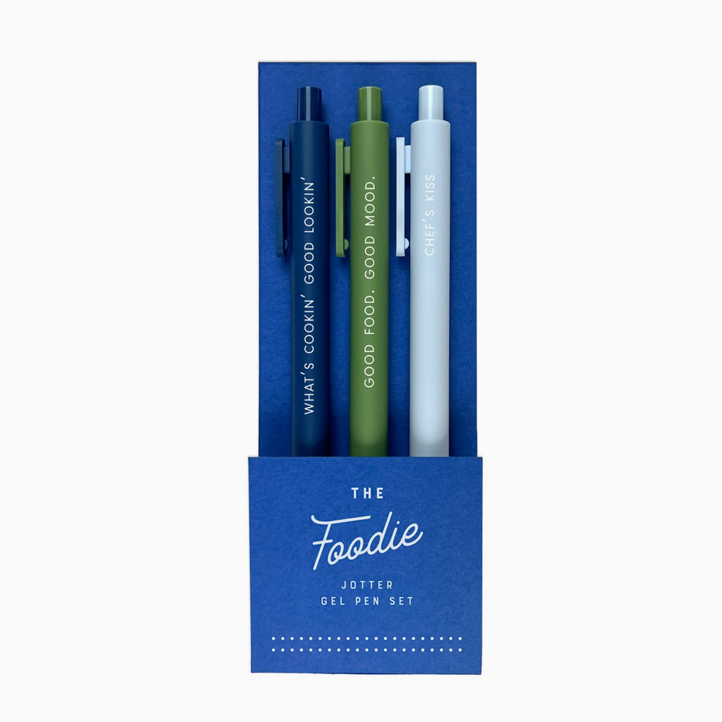 Foodie Jotter Gel Pen: Set of 3