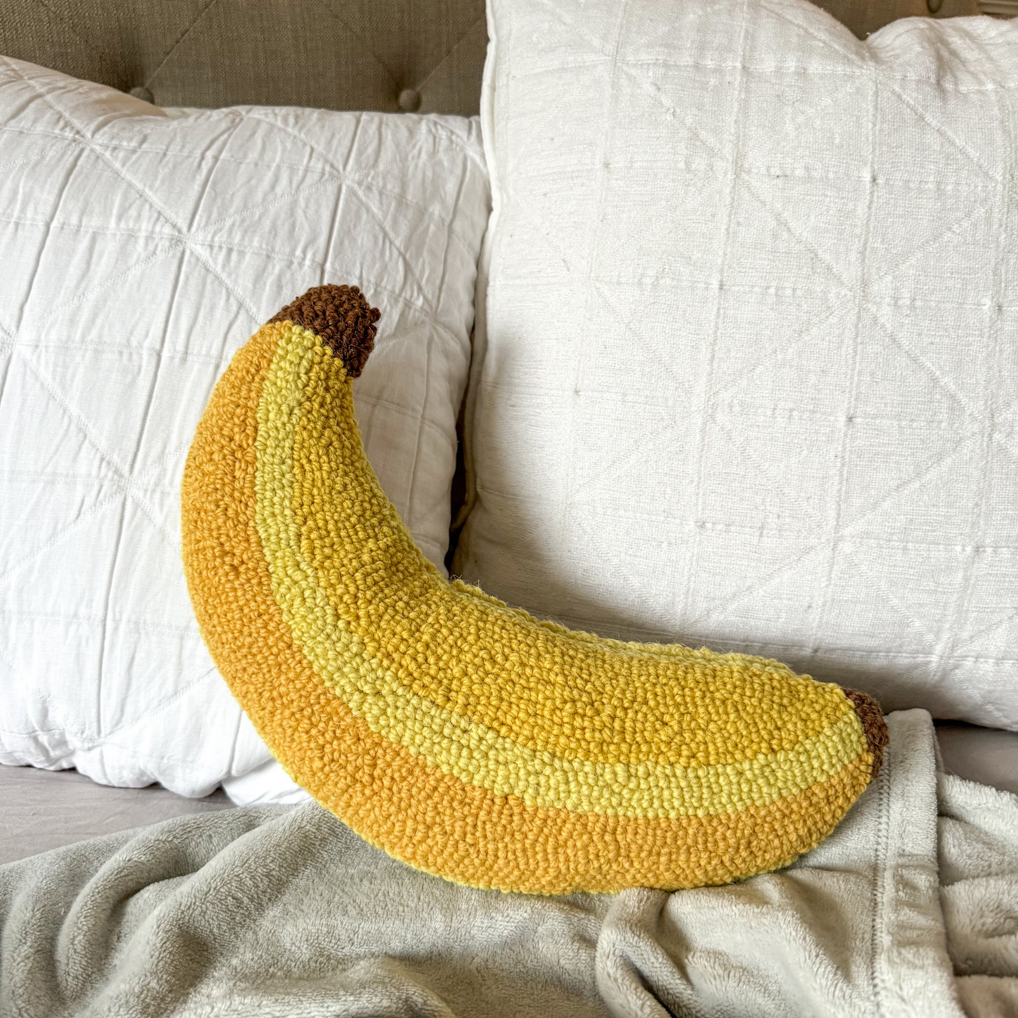 Banana Shaped Hook Pillow