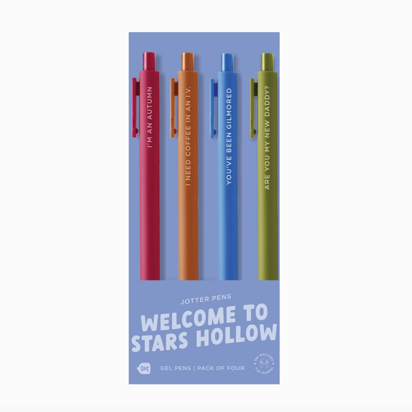 Welcome To Stars Hollow Jotter Pen Set