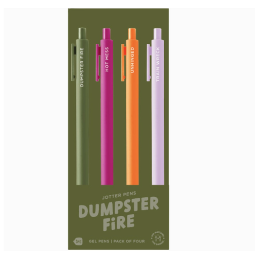 Dumpster Fire Jotter Pen Set