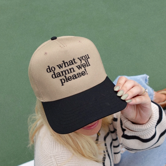 Do What You Damn Well Please! Vintage Trucker Hat