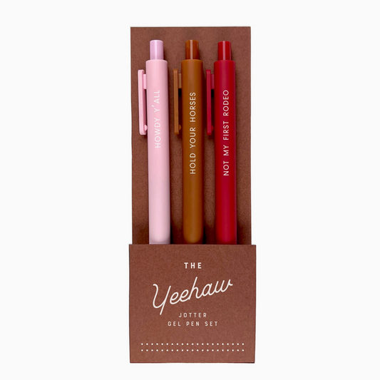 Yeehaw Jotter Gel Pen: Set of 3