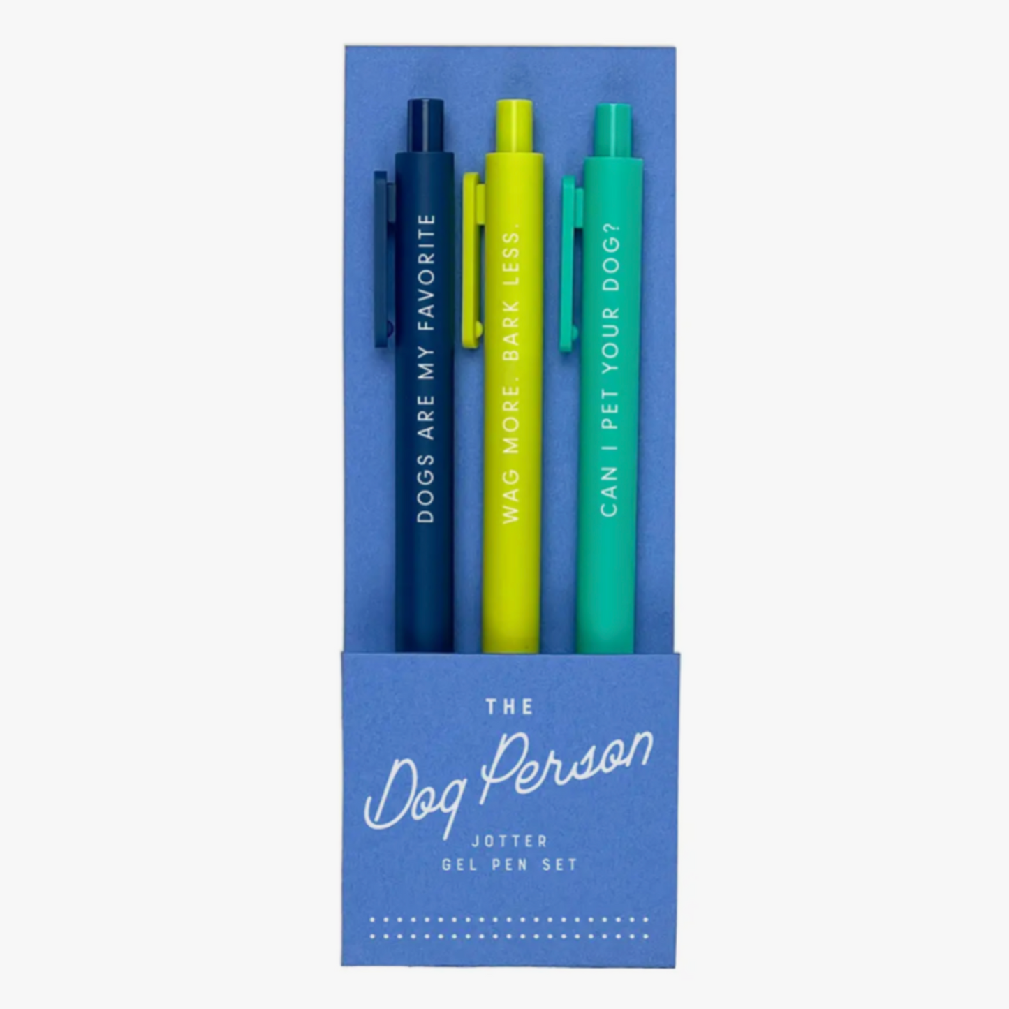 The Dog Person Jotter Gel Pen: Set of 3