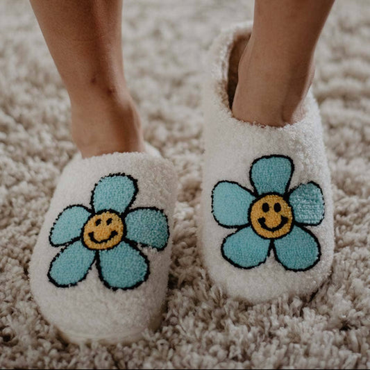 Daisy Happy Face Slippers